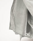 Light Grey linen scarf - Linen Couture
