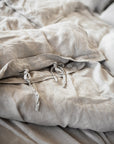 Linen duvet cover with ties - Linen Couture