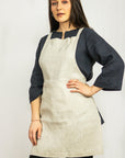 Natural Light linen apron - Linen Couture