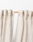 Natural Light linen curtain with multifunctional heading tape - Linen Couture