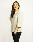 Natural Light linen oversize top - Linen Couture