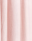 Pale Pink linen curtain panel with rod pocket - Linen Couture