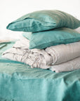 Linen duvet cover with ties - Linen Couture