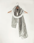 Linen scarf in Light Grey - Linen Couture
