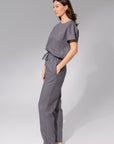 Natural light linen / Natural Linen Pajama set / Linen loungewear / Linen sleepwear - Linen Couture