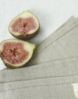 Natural linen napkins, short finish - Linen Couture