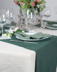 Natural linen napkins, short finish - Linen Couture