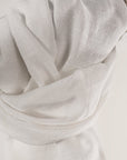 White linen scarf - Linen Couture