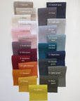 Set of linen samples (10 colors in one set) - Linen Couture Boutique
